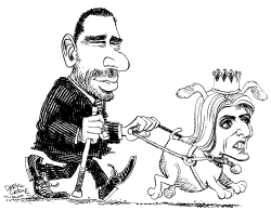 DAVID PATERSON Y CAROLINE KENNEDY by Daryl Cagle