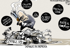 DISPAROS DE DESPEDIDA DE CHENEY  by Pat Bagley