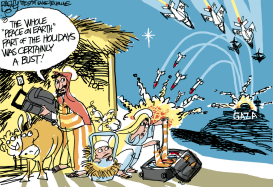 POE IN GAZA by Pat Bagley