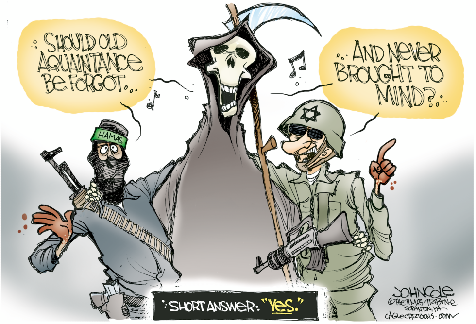  ISRAEL AND HAMAS by John Cole