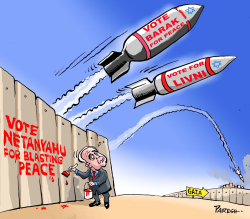 ISRAELI POLL POLITICS by Paresh Nath