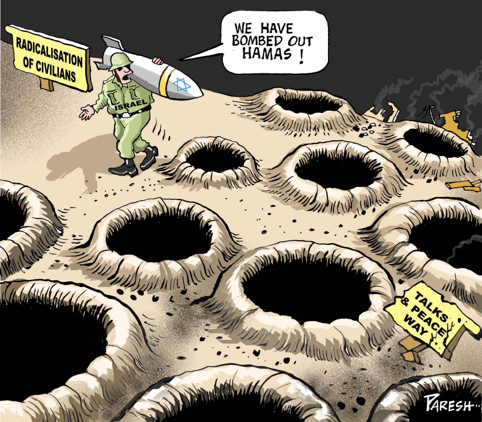  BOMBING WAY TO PEACE by Paresh Nath