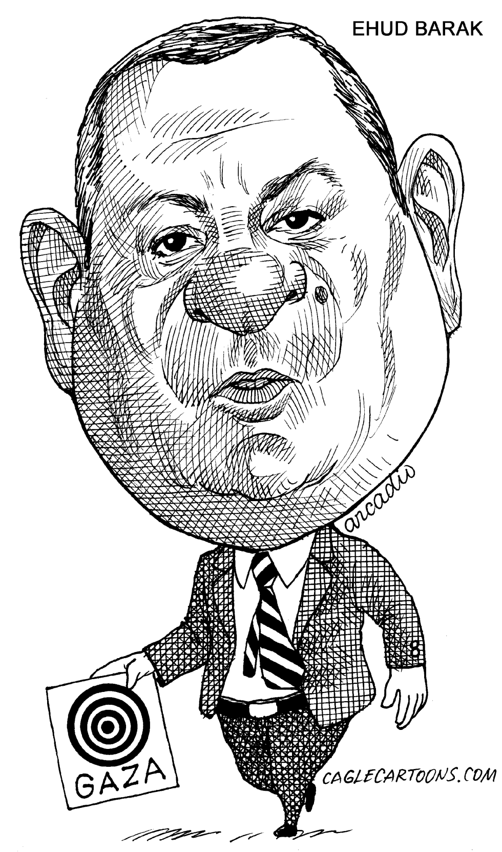  EHUD BARAK  by Arcadio Esquivel