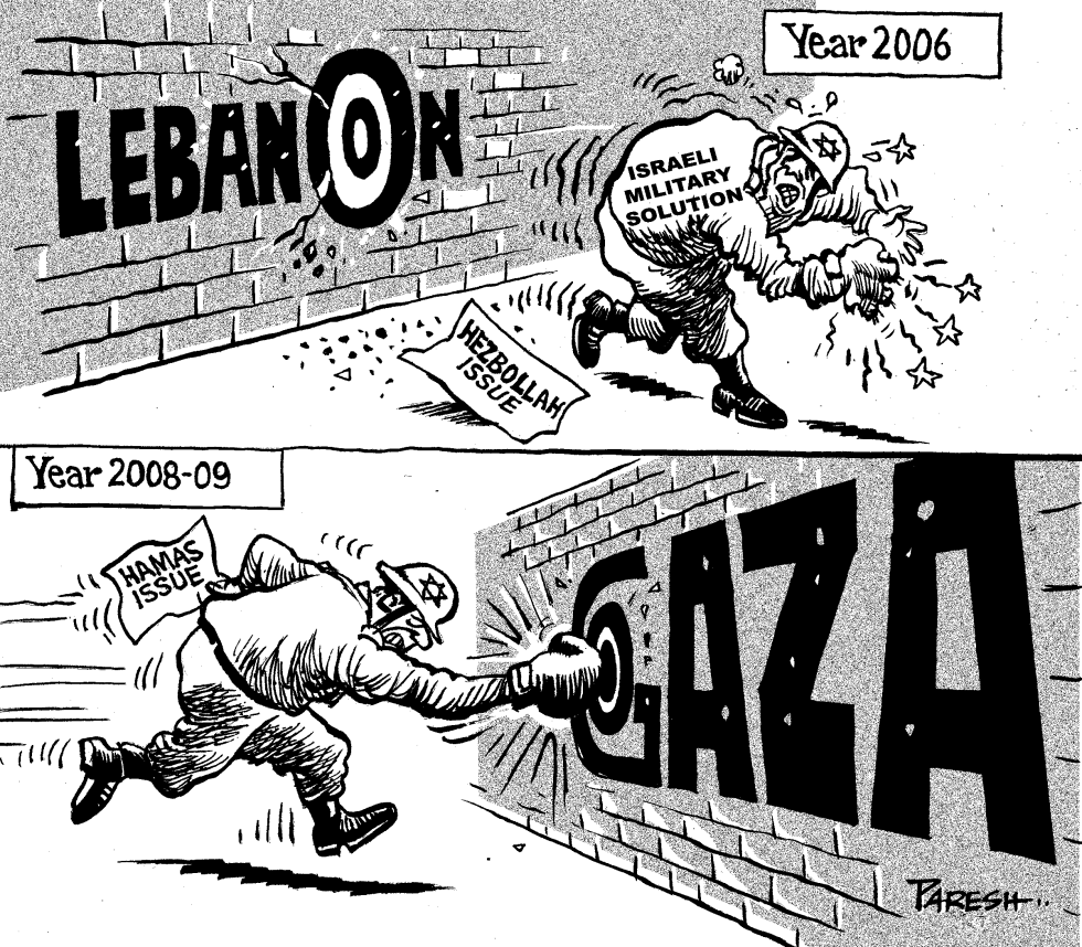  LEBANON AND GAZA by Paresh Nath