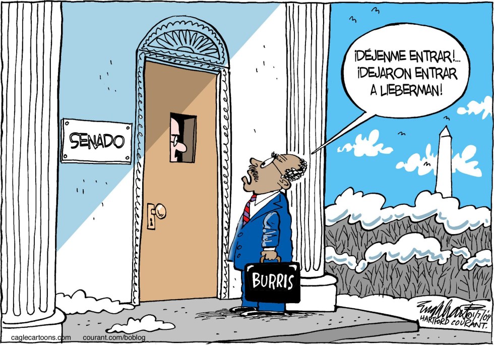  SENADOR BURRIS  by Bob Englehart