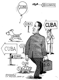 CUBA SE MUESTRA A OBAMA by Arcadio Esquivel