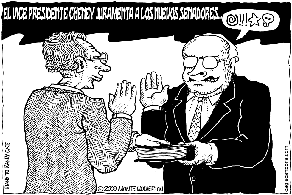  CHENEY JURAMENTA A LOS NUEVOS SENADORES by Wolverton