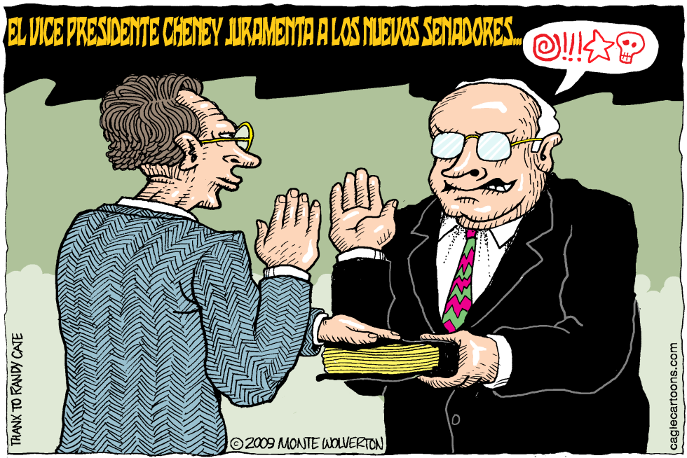  CHENEY JURAMENTA A LOS NUEVOS SENADORES  by Wolverton