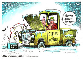 STATE AID AND LOCAL BUDGETS by Dave Granlund