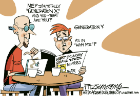 GEN Y by David Fitzsimmons