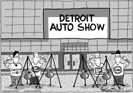 DTROIT AUTO SHOW by Bob Englehart