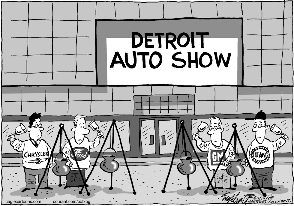  DTROIT AUTO SHOW by Bob Englehart