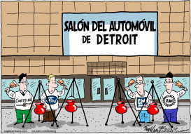 SALON DEL AUTOMOVIL DE DETROIT  by Bob Englehart