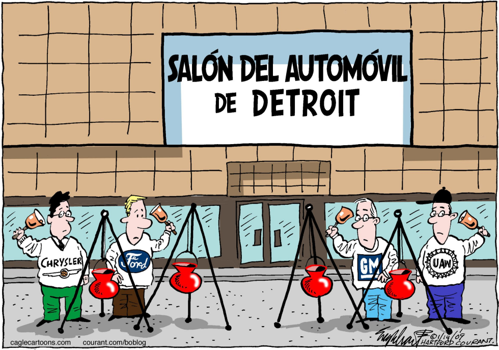  SALON DEL AUTOMOVIL DE DETROIT  by Bob Englehart