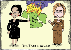 SECRETARIES OF STATE by Bob Englehart