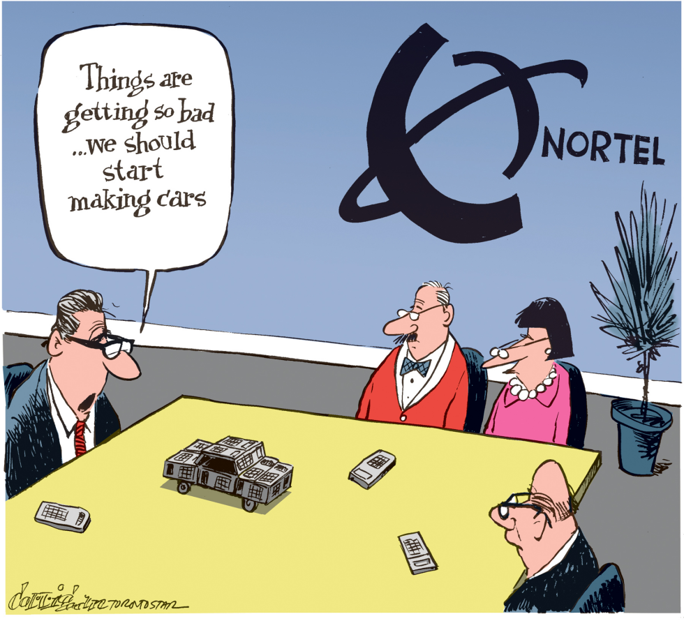  NORTEL FACING BANKRUPTCY CANADA by Patrick Corrigan