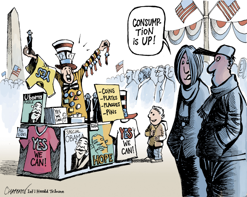  OBAMA’S INAUGURATION by Patrick Chappatte