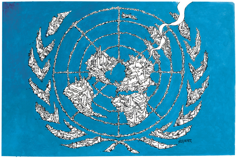  ISRAEL TARGETED UN   by Michael Kountouris