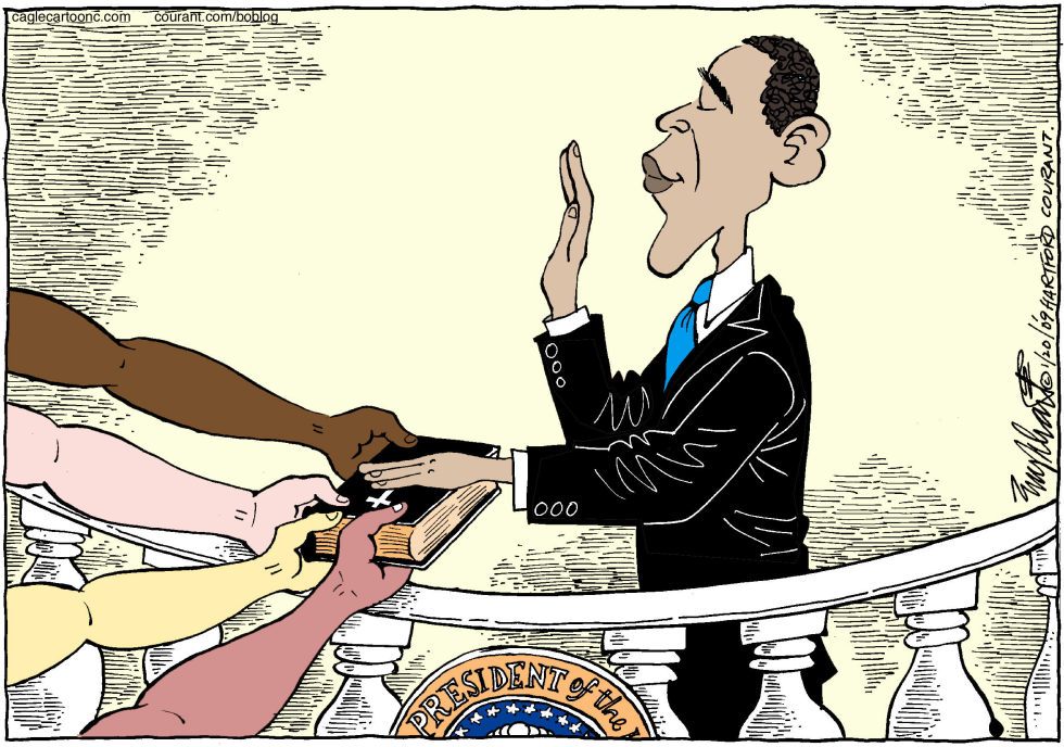  PRESIDENT BARACK OBAMA by Bob Englehart