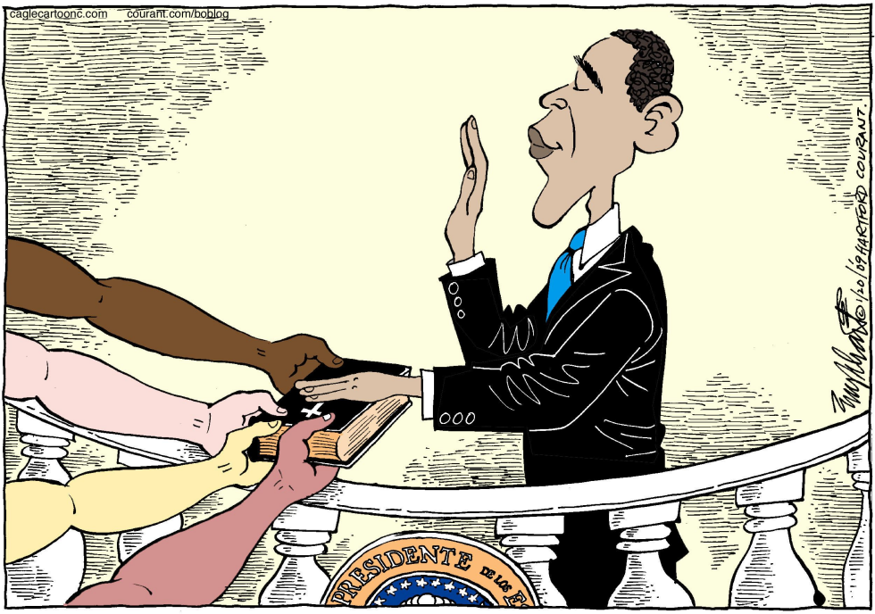  EL PRESIDENTE BARACK OBAMA  by Bob Englehart