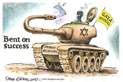 ISRAELI PR ON GAZA by Dave Granlund