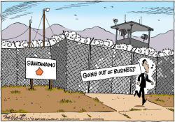 GUANTANAMO TO CLOSE by Bob Englehart