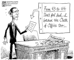 NOTE TO OBAMA by Adam Zyglis