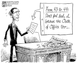 NOTE TO OBAMA by Adam Zyglis