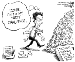 GEITHNERS CHALLENGE by Adam Zyglis