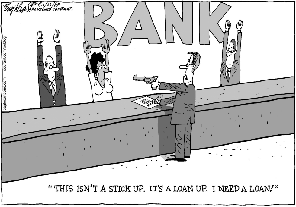  BANKING CRISIS by Bob Englehart