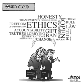 ETHICS WORD CLOUD by RJ Matson