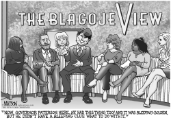 LOCAL NY-GOVERNOR PATERSON ON THE BLAGOJEVIEW by RJ Matson