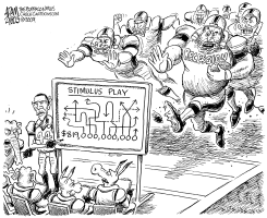 ECONOMIC SUPER BOWL by Adam Zyglis