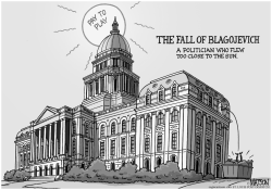 THE FALL OF BLAGOJEVICH by RJ Matson