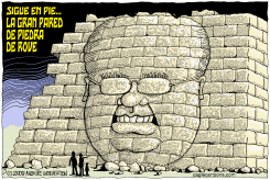 LA GRAN PARED DE PIEDRA DE ROVE  by Daryl Cagle