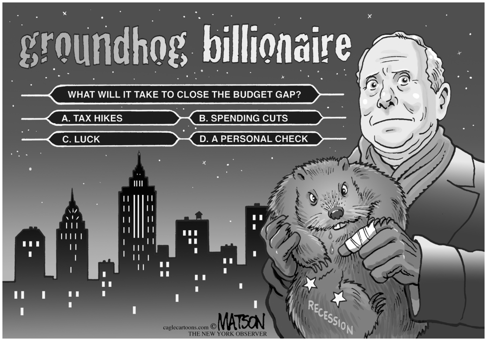  LOCAL NY-GROUNDHOG BILLIONAIRE by RJ Matson