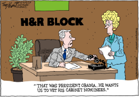 CABINET NOMINATIONS by Bob Englehart