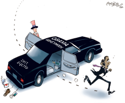 OBAMA HONEYMOON OVER by Patrick Corrigan