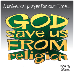 SAVE US FROM RELIGION by Aislin