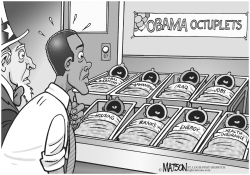 OBAMA OCTUPLETS by RJ Matson