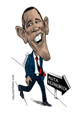 LA RUTA DE BARACK OBAMA COL by Arcadio Esquivel