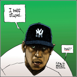 ALEX RODRIGUEZ by Aislin