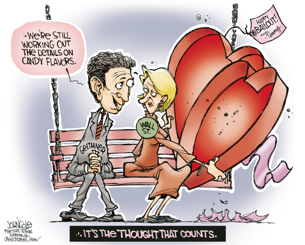  GEITHNERS VALENTINE by John Cole