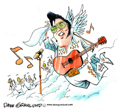 ELVIS MUSIC LIVES ON by Dave Granlund