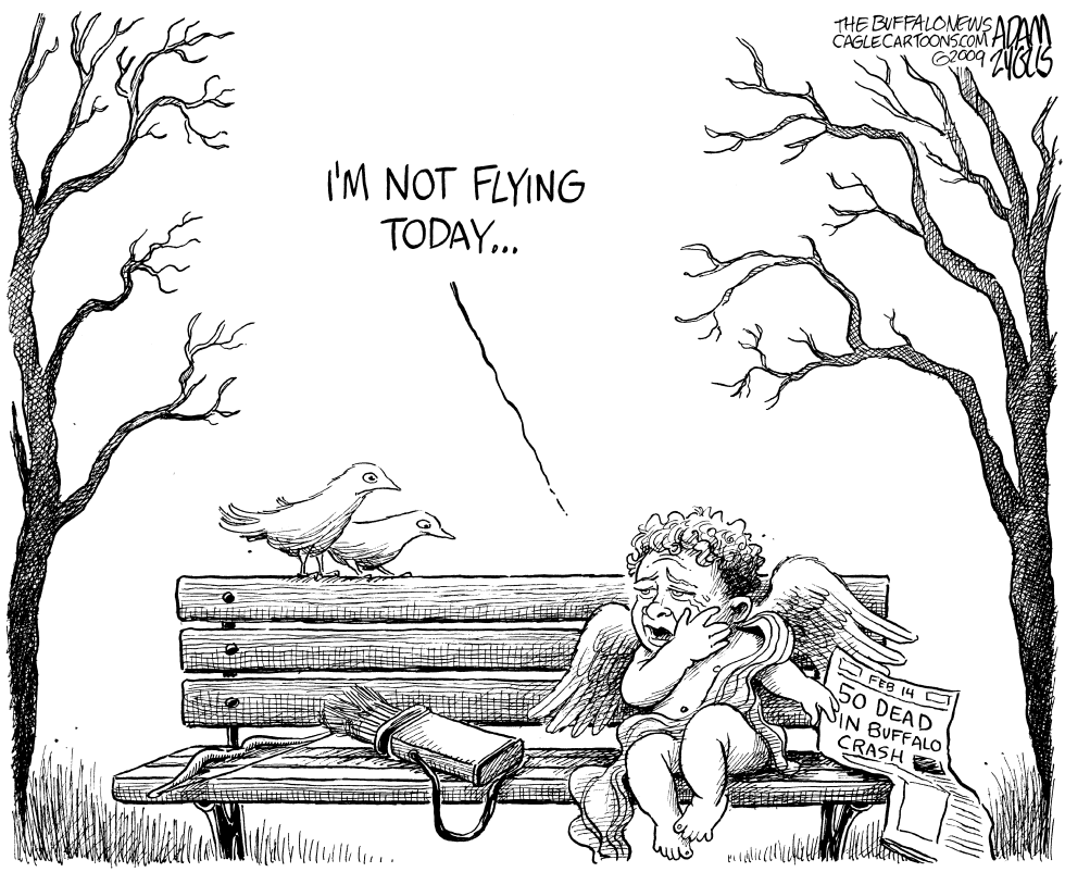  BUFFALO PLANE CRASH AND VALENTINES DAY by Adam Zyglis