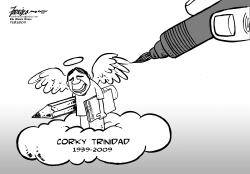 CORKY TRINIDAD 1939-2009 by Manny Francisco