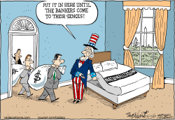 NATIONALIZING THE BANKS by Bob Englehart