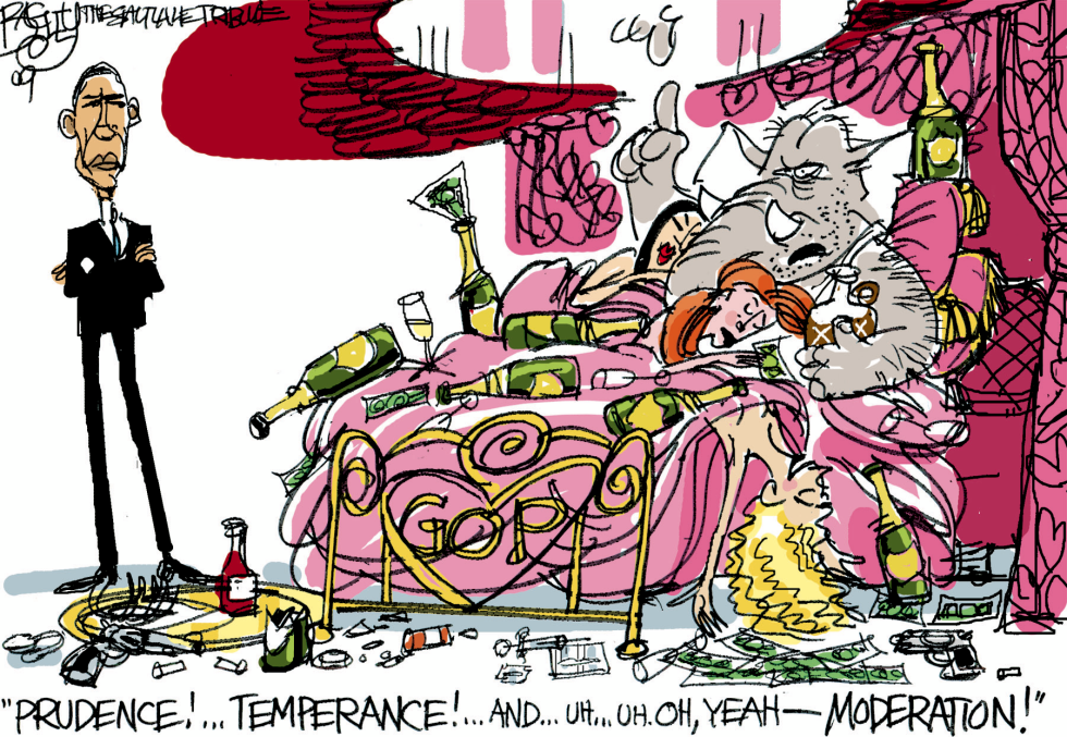  GOP CAT HOUSE RULES by Pat Bagley