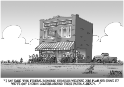 LOCAL MO-MISSOURI LEGISLATURE ON THE STIMULUS BILL by RJ Matson