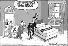 NACIONALIZANDO LOS BANCOS by Bob Englehart